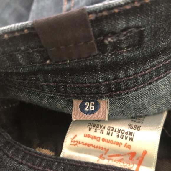 CoH blue jeans Dani cropped straight leg with cuff and light whiskering - Picture 4 of 12